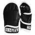 Găng tay đấm bốc Huaya Half Finger Võ thuật dành cho người lớn võ thuật Muay Thai Taekwondo Sanda Găng tay luyện tập Đen và Trắng Taekwondo / Võ thuật / Chiến đấu