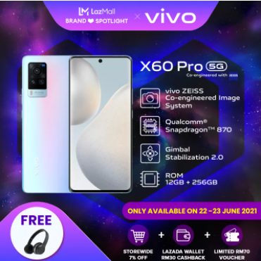 vivo X60 Pro 5G | 12GB + 256GB