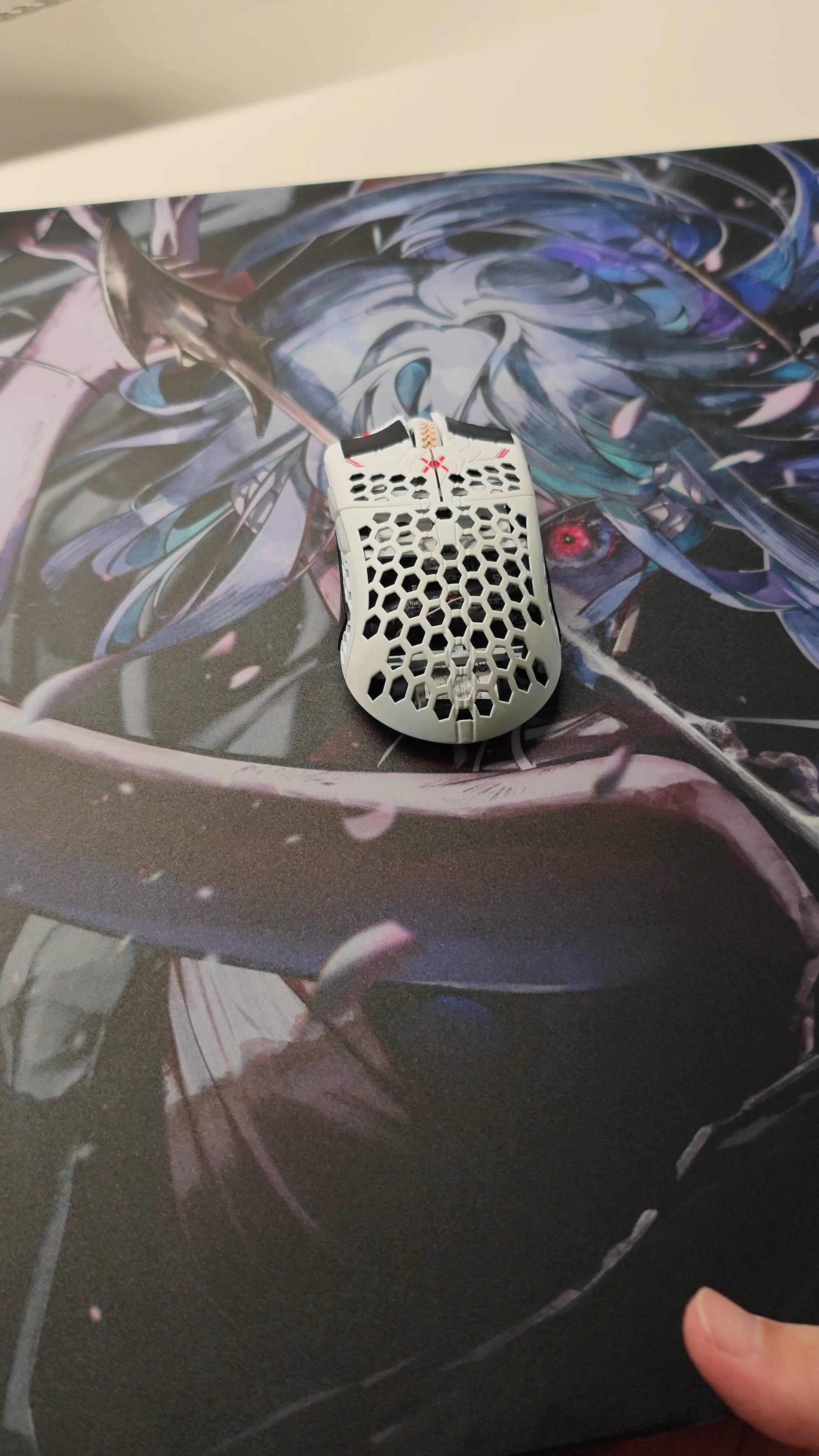 知郁DYSPHORIA SAYO小夜1.5mm涂层速度玻璃鼠标垫APEX洲OW瓦长TTK评价