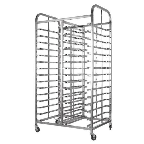 不锈钢烤盘架托盘架烘培面包架子冰箱架15层托盘烤架蛋糕架推车