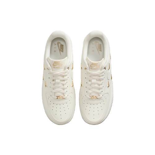 【荐】Nike/耐克Air Force 1 Mini Gold 耐磨 低帮 板鞋女款白金 - 图2