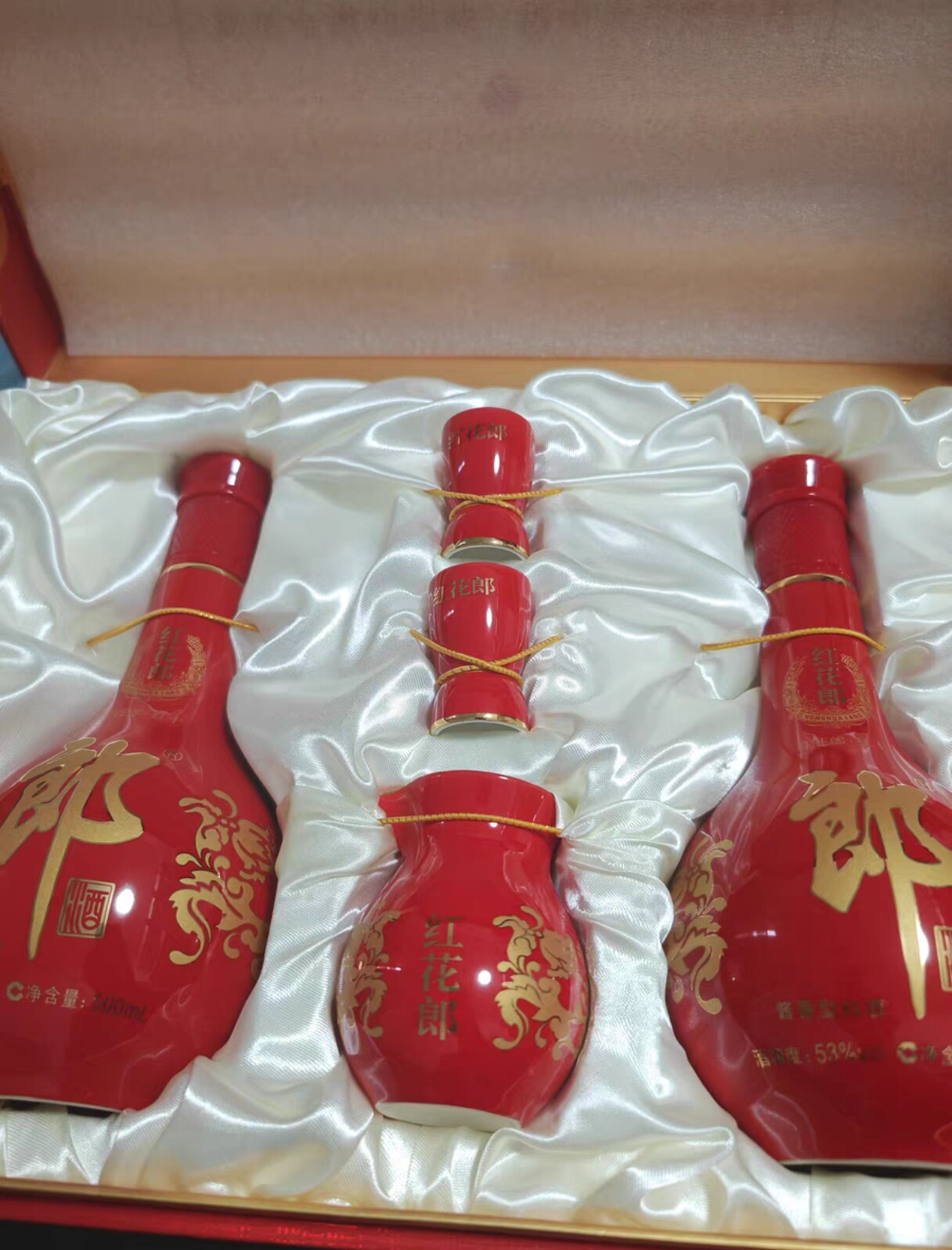 郎酒红花郎红十53度酱香型白酒500ml*2瓶礼盒装评价- 淘宝网