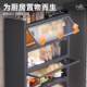 Cart cover kitchen dust-proof locker rack floor-standing multi-layer cabinet with door microwave oven household carbon