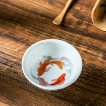 1 Yuan up for masters cup Pentecostal master Yuan Shuanfan Hand-painted Ceramic Tea Cup High Temperature Resistant Single Cup Home Delivery Gift