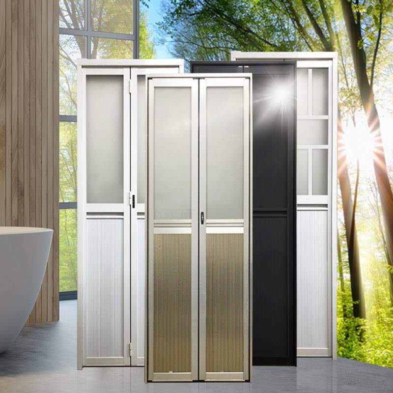 【Free Shipping in Hong Kong】Aluminum Folding Door, Sliding Door, Bathroom Door, Dressing Room Door, Toilet Door, Kitchen Door, Aluminum Panel Door