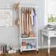 Clothes rack floor-standing multi-functional clothes drying rack for household simple clothes rack bedroom storage clothes gantry mobile storage rack