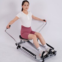 Household folding silent single and double pole hydraulic rowing machine rowing machine trainer home fitness equipment