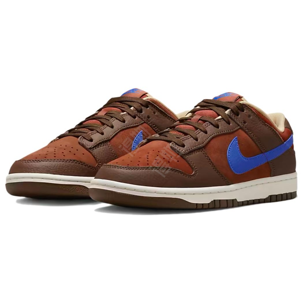 Nike Dunk mars stone 低帮 板鞋 男款 棕蓝 - 图1