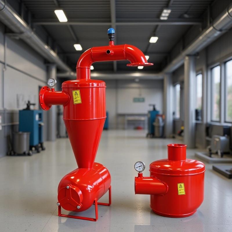 Centrifugal Filter for Water-Saving Irrigation, Steel-Made 3inch 4inch Agricultural Sediment and River Water Filtration Centrifugal Filter Centrifugal Filter for Water-Saving Irrigation, Steel-Made 3inch 4inch Agricultural Sediment and River Water Filtration Centrifugal Filter