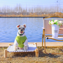 Pet Camp Bed Dog Nest Summer Dog Bed Removable and Washable Wooden Cat Mat Can Be Used All Seasons Cat Nest Dog Camp Bed