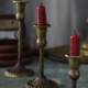 Retro European candlestick ornaments iron art living room dining table home candle holder photography props metal candle cup