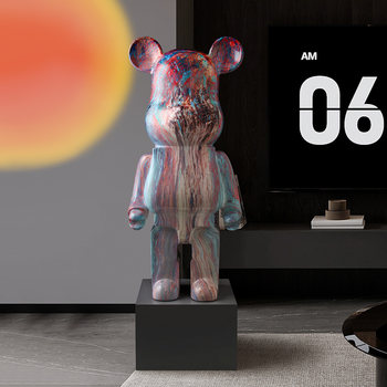 Beihanmei light luxury violent bear piggy bank large floor-standing ornaments living room decorations home tv cabinet fluid bear