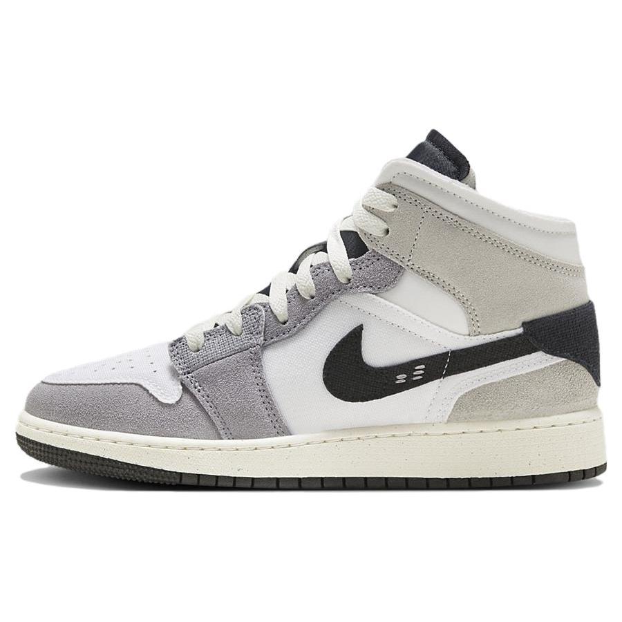 Jordan Air Jordan 1 Mid Se Craft 合成革 舒适运动 耐磨 中帮