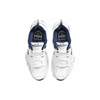 Nike White Navy cow split leather retro classic non-slip low top dad shoes men's blue and white