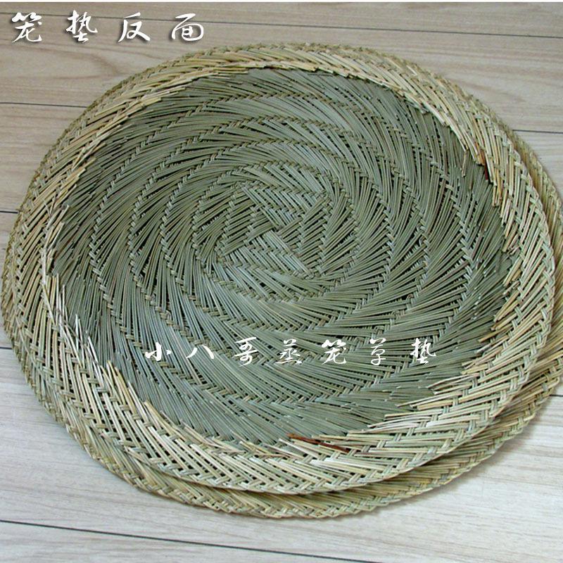 Steamer Grass Mat, Round, Thickened and Densified Grass Mat, Commercial Non-Stick and Moisture-Proof Bottom Mat for Steaming Buns, Better Than Traditional Steamer Cloth