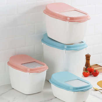 Rice bucket household insect-proof moisture-proof sealed rice noodles rice storage box storage tank flour box grain storage container
