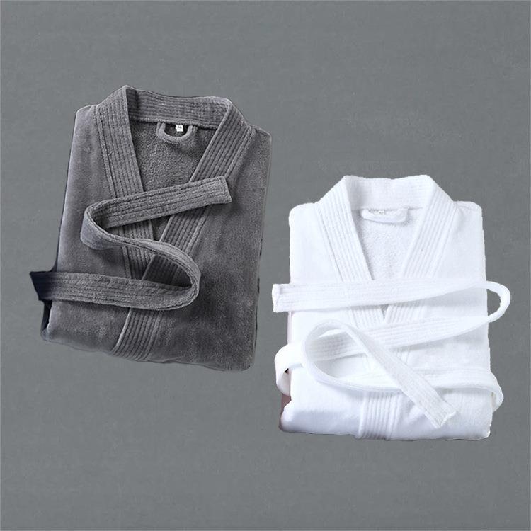 Towel Material, Cut Velvet, Thickened Hotel Bathrobe, Absorbent Bathrobe for Men and Women, Beauty Salon Nightgown Towel Material, Cut Velvet, Thickened Hotel Bathrobe, Absorbent Bathrobe for Men and Women, Beauty Salon Nightgown