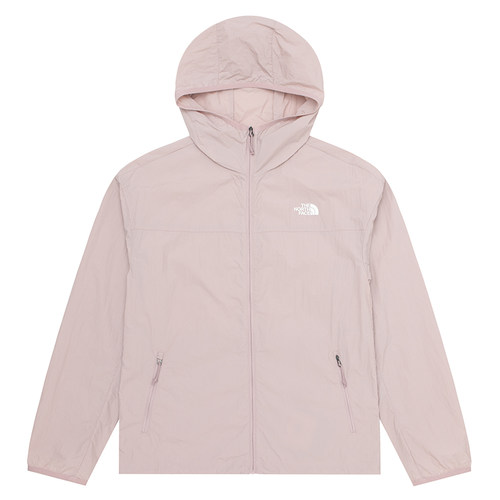 北面The North Face春夏女户外防泼水UPF50+透气轻薄连帽夹克