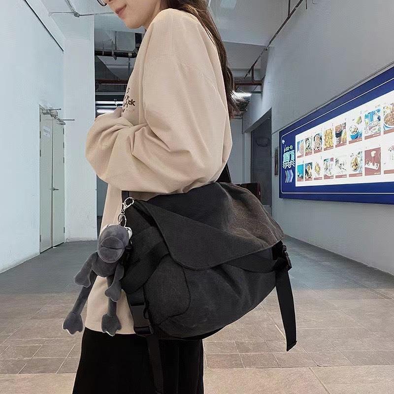 Men's Canvas Retro Casual Crossbody Bag, Women's Canvas Crossbody Bag, Travel Shoulder Bag, Student Fabric Messenger Bag Men's Canvas Retro Casual Crossbody Bag, Women's Canvas Crossbody Bag, Travel Shoulder Bag, Student Fabric Messenger Bag