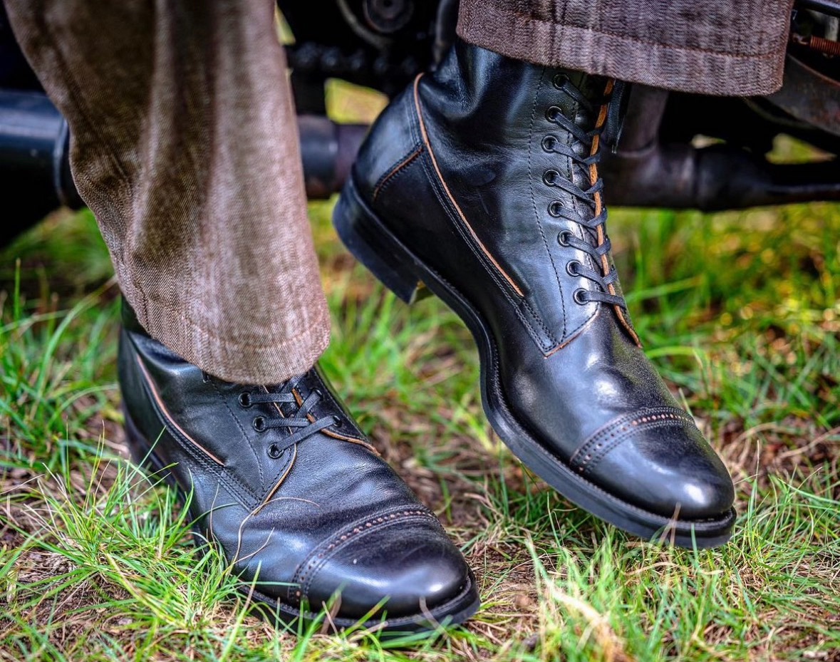 clinch conrad boots horsehide
