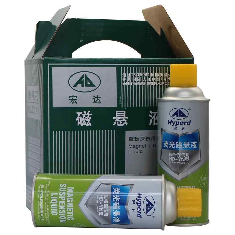 Wujiang Hongda Hd-Yn Fluorescent Magnetic Suspension Liquid Ultraviolet Flaw Detection Magnetic Powder Liquid Water-Based Oil-Based 500ml Large Quantity Free Shipping