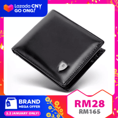 BOSTANTEN Men's PU Leather Wallet