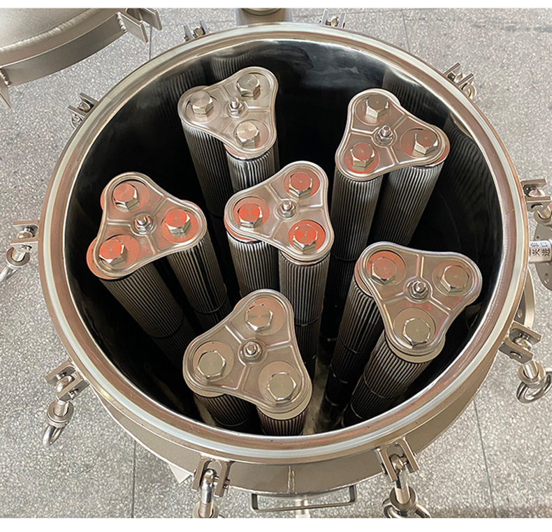 товар из китая 不锈钢过滤器折叠滤芯保安过滤器化工医药原料分离过滤机定制