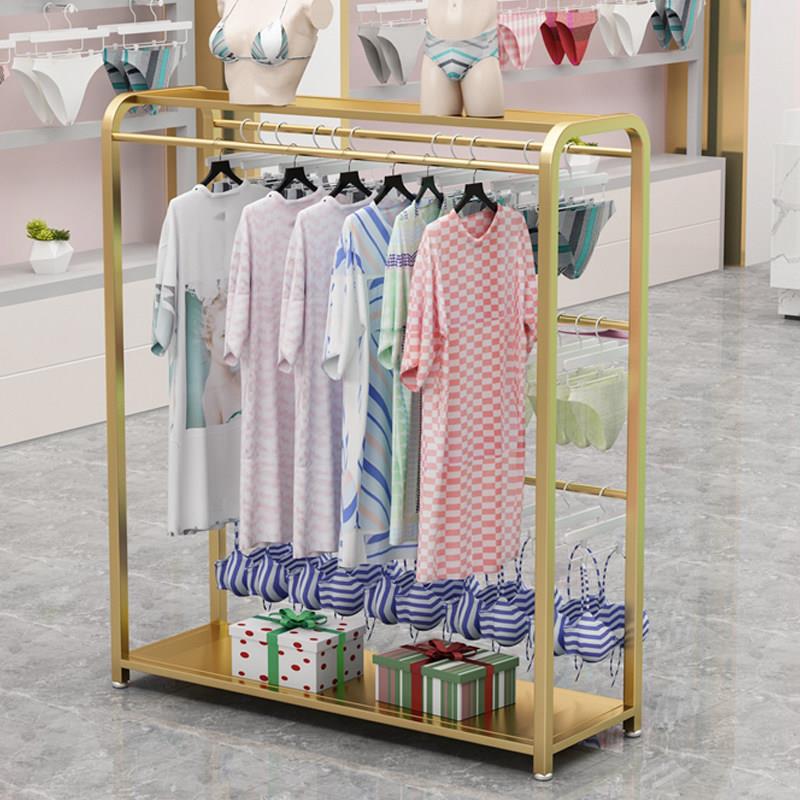 Women's Shorts Display Rack, Clothing Store Pajamas Display Stand, High-End Lingerie Store Bra, Short Skirt, Dress Island Display Rack