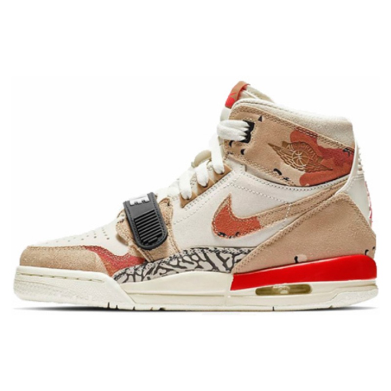 Jordan Legacy 312 “Desert Camo” 舒适 复古  高帮 儿童篮球鞋