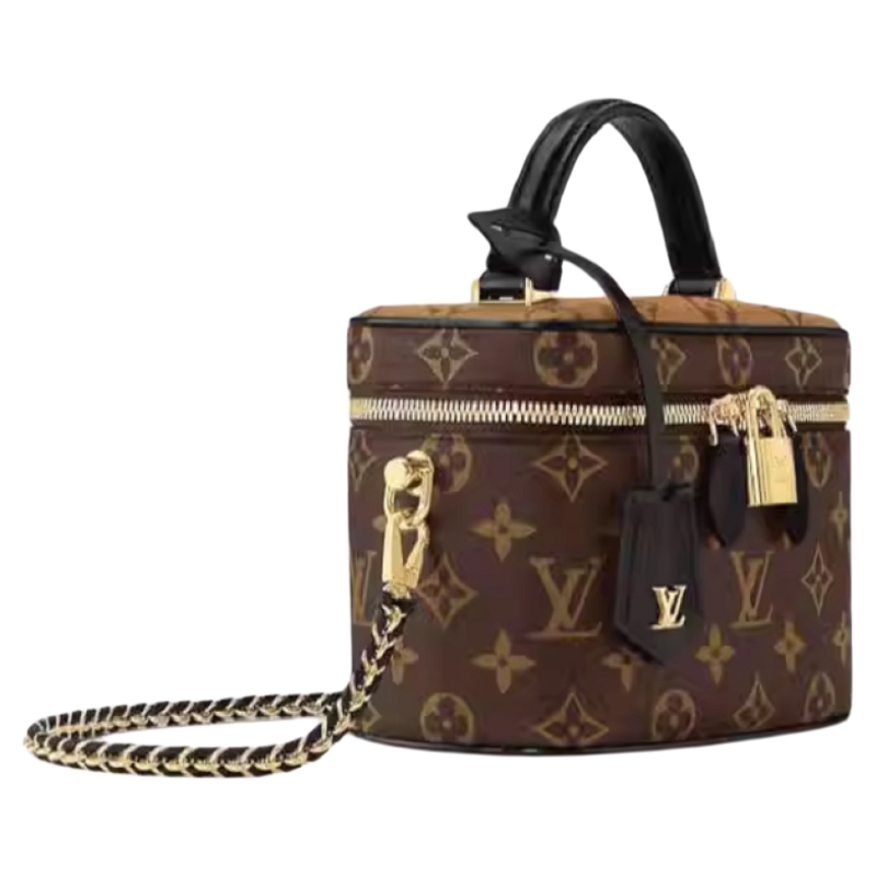 9.9 New Louis Vuitton/Louis Vuitton All-Original Lv Modern Chip Color-Blocked Vanity Makeup Bag