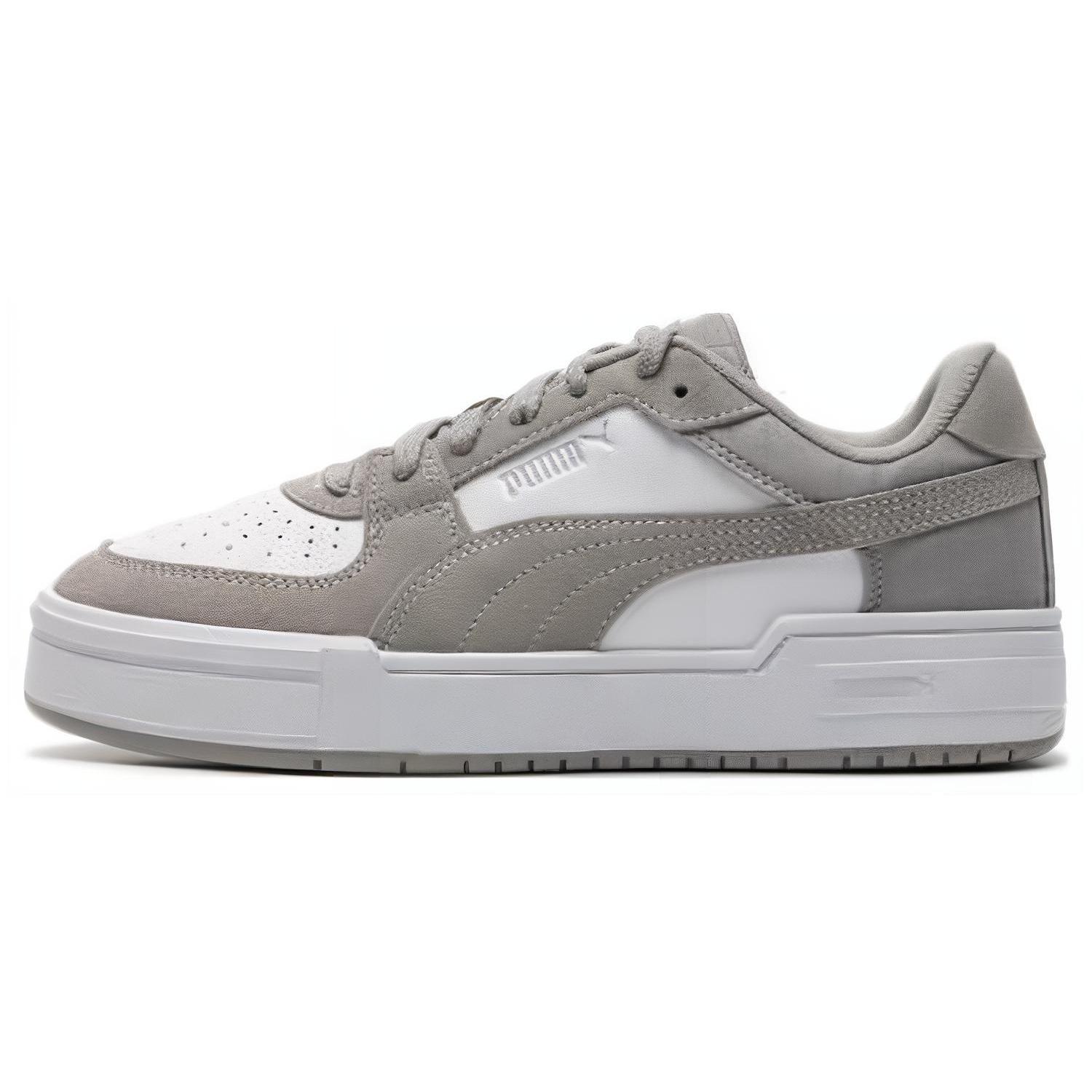 PUMA Ca Pro 舒适 耐磨 低帮 板鞋 男女同款 灰白色
