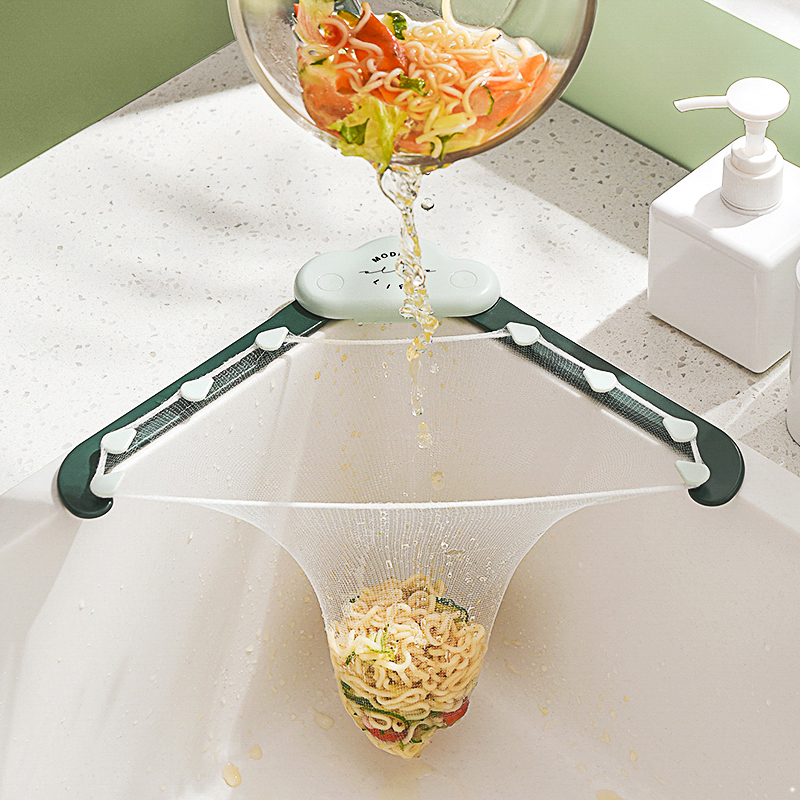 Disposable Kitchen Sink Filter Net for Draining and Filtering Leftover Food and Garbage