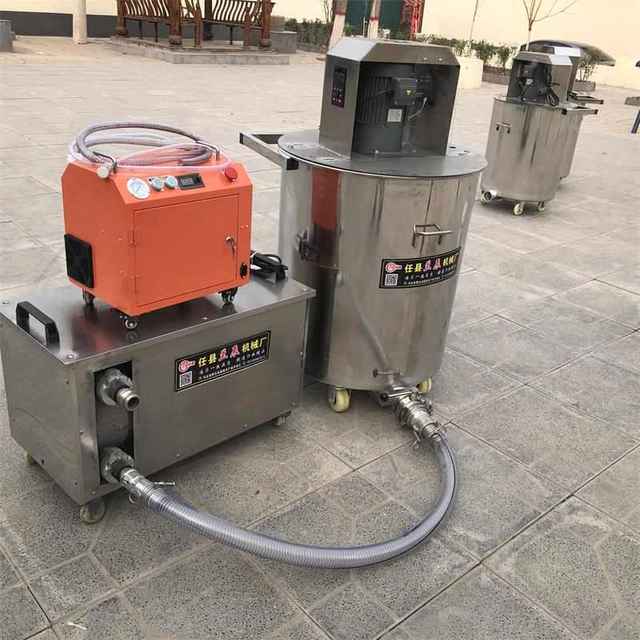 Gypsum self-leveling conveying pump sandless cement mixer bathroom foaming machine home decoration backfilling pot