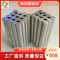Magnet manufacturer NdFeB round packaging magnet sheet square strong magnet ferrite disc magnetic ring direct sales