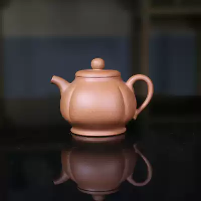 Tendon pattern palace lantern pot original mine slope mud assistant craftsman teacher pure hand made 200 ml