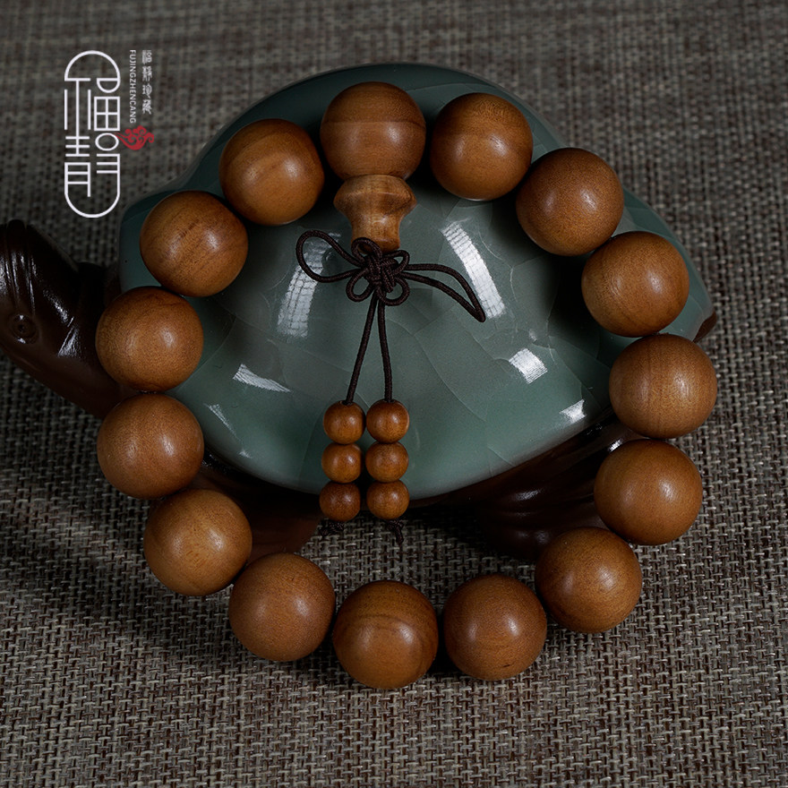Seconds pat Qingkura Old Mountain Honolulu 15mm 15 Buddha beads Hand strings red meat scented mellow with intense aroma