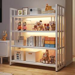 Children's Bookshelf, Floor-Standing Toy Storage Rack, Snack Rack, Baby Picture Book Rack, Simple Wall-Mounted Iron Bookcase