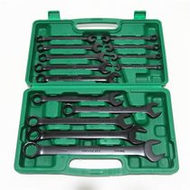 14-piece set of open plum blossom dual-purpose wrench set auto repair tools black box 8-24MM hardware board