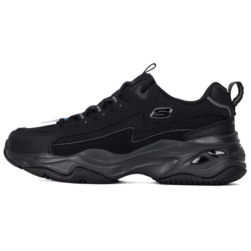 Skechers斯凯奇男鞋 D'LITES 4.0 网布人造革PU舒适透气支撑 低帮