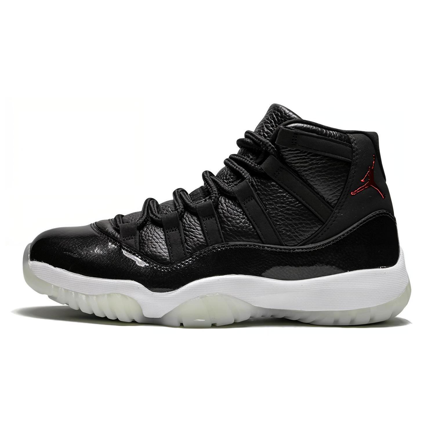 Jordan Air Jordan 11 运动舒适 耐磨 高帮 儿童篮球鞋 黑色