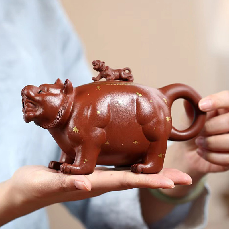 Crafts Fine Arts Division Zhou Lihua's original mine clearance cement (tiger tiger raw water) capacity 350 ml