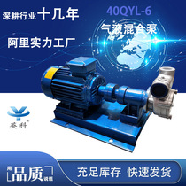 Brand high temperature resistant 304 stainless steel split self-priming corrosion-resistant ozone gas-liquid mixing pump 40QYL-6