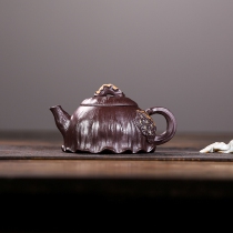 Lotus Seed Pot Original Mineral Purple Clay 300CC Purely Handmade Yixing Purple Clay Pot starting at 1 Yuan