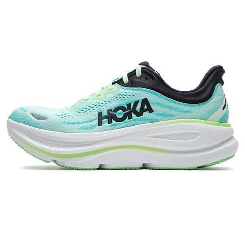 【荐】HOKA ONE ONE Bondi 9 舒适百搭低帮越野跑步鞋男款蓝白色