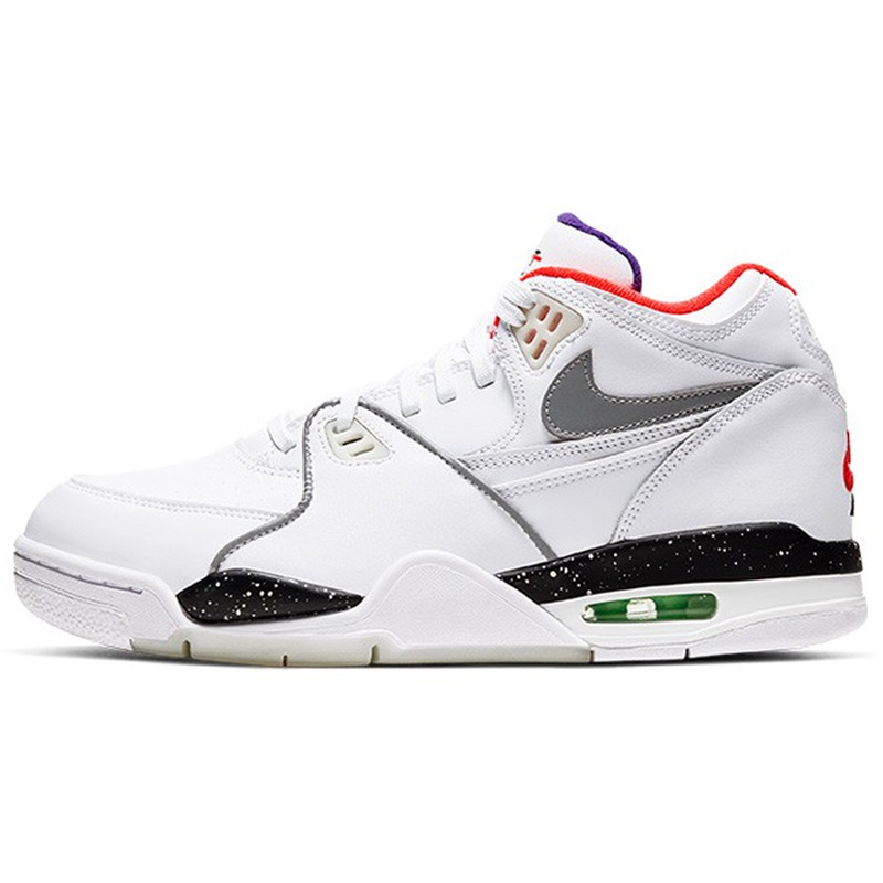 Nike Air Flight 89 夜光 经典复古风格 中帮 复古篮球鞋 男款