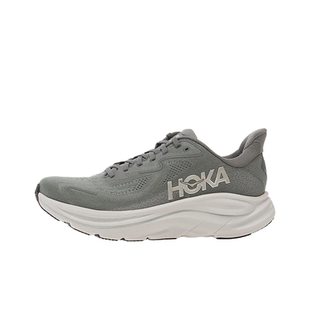 10减震耐磨回弹低帮休闲跑步鞋 HOKA ONE CLIFTON 灰色 男款