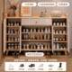 Solid Wood Shoe Cabinet for Home Entrance, 2025 New Model, Integrated Wall-Mounted Hallway Storage Cabinet, Shoe Rack for Elevator Entrance