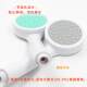 Solar-Powered Pressure-Free Shower Head, White Color, Detachable and Washable, Handheld Showerhead for Home Use, with Pressure-Boosting Shower Head