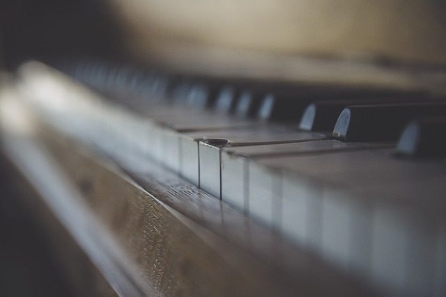 a major scale piano