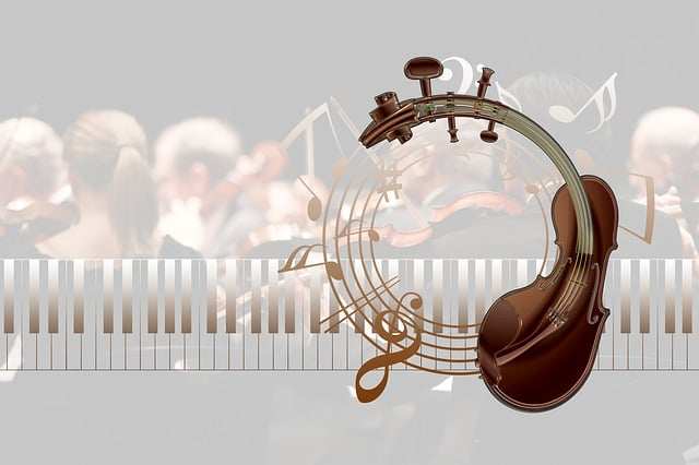 a flat scale piano